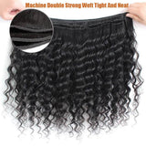 Deep Curly Virgin Hair Brazilian Bundles Full & Thick from Root to Tip Natural Color 10-30 Inch - Stariahair
