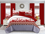 LOURDES(B) - 10PC QUILT SET KING SIZE