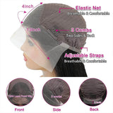 StariaHair 13"x4" HD Lace 180% Frontal Wig Body Wave #1B