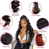 Loose Wave Virgin Brazilian Hair Bundles Healthy Shine & Ends Natural Color 14-30 Inch - Stariahair