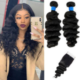 Ocean Wave Virgin Brazilian Hair Bundles Beautiful Waves Natural Movement Natural Color 14-30 Inch - Stariahair