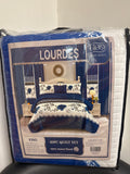 LOURDES(A)-10PC QUILT SET KING SIZE