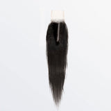StariaHair 12-20 Inches 2"x6" Straight HD Lace Closure #1B Natural Black