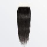 StariaHair 10-20 Inch 5"x5" Transparent Lace Closure Straight #1B