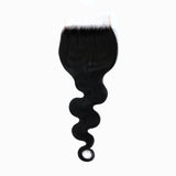 StariaHair 14-20 Inch Transparent Lace Closure Body Wave 4"x4" #1B