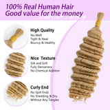 StariaHair #27 Deep Wave Hair Bulk Hair for Braiding