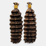 StariaHair Deep Wave Hair Bulk Hair for Braiding P4/27