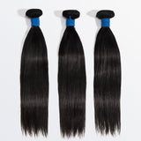 Straight Virgin Brazilian Hair Bundles Silky Smooth & Soft Natural Color 10-30 Inch - Stariahair