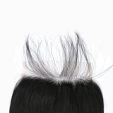 StariaHair 14-20 Inch Transparent Lace Closure Straight 4"x4" #1B