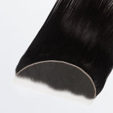 StariaHair 14-20 Inch 13"x6" Straight HD Lace Frontal #1B