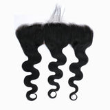 StariaHair 14-20 Inch 13"x4" Body Wave HD Lace Frontal #1B