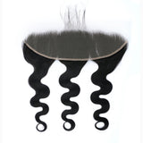 StariaHair 12-20 Inch 13"x6" Body Wave HD Lace Frontal #1B
