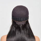 StariaHair 13"x4" HD Lace Straight 180% Frontal Wig #1B