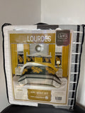 LOURDES(A)-10PC QUILT SET KING SIZE