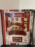 LOURDES(A)-10PC QUILT SET KING SIZE