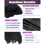 Burmese Curly Brazilian Virgin Hair Bundles Effortless Bounce Natural Color 14-30 Inch - Stariahair