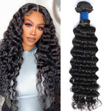 Deep Wave Brazilian Virgin Hair Bundles Natural Movement Natural Color 10-30 Inch - Stariahair