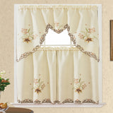 ESTELLE 3 pieces kitchen curtain set