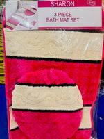 Sharon 3 Piece Bath Mat set