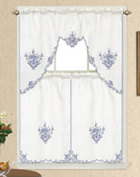 ETTY 3 piece kitchen curtain set