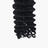 StariaHair Deep Wave Feather Crochet Human Hair Premium Pre-Looped Extension for Boho Braids