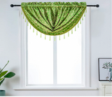 RAMONA Jacquard waterfall valance