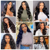 StariaHair 12-20 Inch 5"x5" Transparent Lace Closure Body Wave #1B