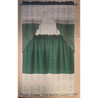 ETY 3 pieces kitchen curtain set