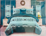 NEW LOURDES(B) - 10PC QUILT SET KING SIZE