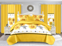 LOURDES(A)-10PC QUILT SET KING SIZE