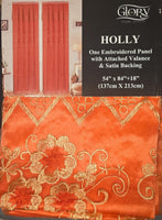 HOLLY One organza embroidered panel