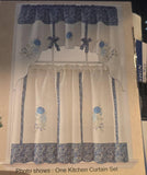 SYDNEY 3 pieces kitchen curtain set