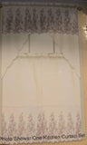 TORI 3 pieces kitchen curtain set