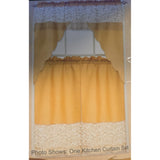 RIFKAH 3 pieces kitchen curtain set