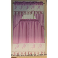 ERIN 3 pieces kitchen curtain set