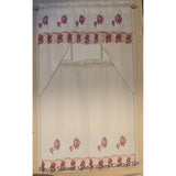 ERIN 3 pieces kitchen curtain set