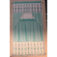 MORGAN 3 pieces kitchen curtain set