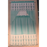 MORGAN 3 pieces kitchen curtain set