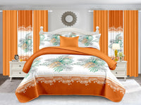 LOURDES(A)-10PC QUILT SET KING SIZE